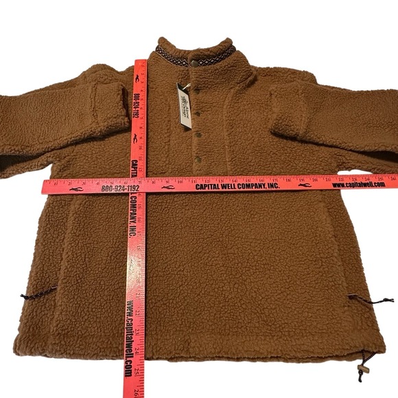NWT Alpine Design Women's 1/4 Snap Sherpa‎ Pullover Caramel Latte Size Small - Picture 3 of 7